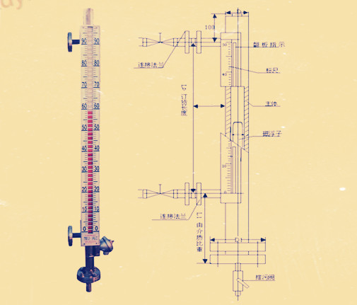 電伴熱型磁翻板液位計